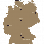 Standorte WegWeiser Wildnis deutschlandweit