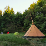 Übernachten im Wald: Hier mit einem Kurs von Klara-Marie Schulke, sonst über die Trekkingplatz-Standorte vom Stiftungsland.